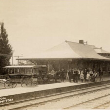 Picture 50 – CPR Train Station. Image from Frost Postcard Collection. Used with permission of Region of Peel Archives