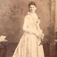 Picture 21 - Frances Perry Roberts (Mary Brady Stephens) on her wedding day 1889. Image provided by Lynne Golding